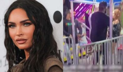 Megan Fox nişanlısıyla lunaparkta akına uğradı!
