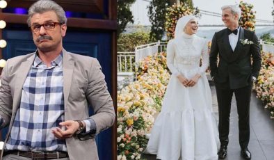 Güldür Güldür’ün Mesut’u Uğur Alım ve İrem Uslu evlendi! Aylin Kontente gözyaşlarına boğuldu