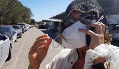 Edremit Devlet Hastanesi’nde görüntülenen Hülya Avşar tanınmamak için elinden geleni yaptı!