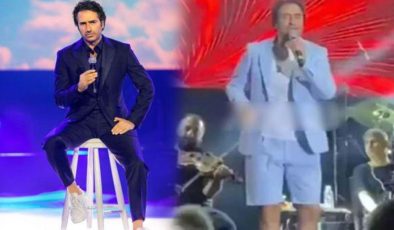 Şortla sahneye çıktığı için reaksiyon toplayan Mahsun Kırmızıgül’den tenkitlere cevap geldi