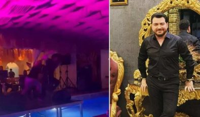Türkücü Murat Kurşun sahneye koşan hayranıyla birlikte havuza düştü!